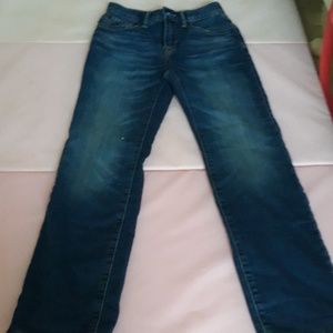 Never worn blue jeans